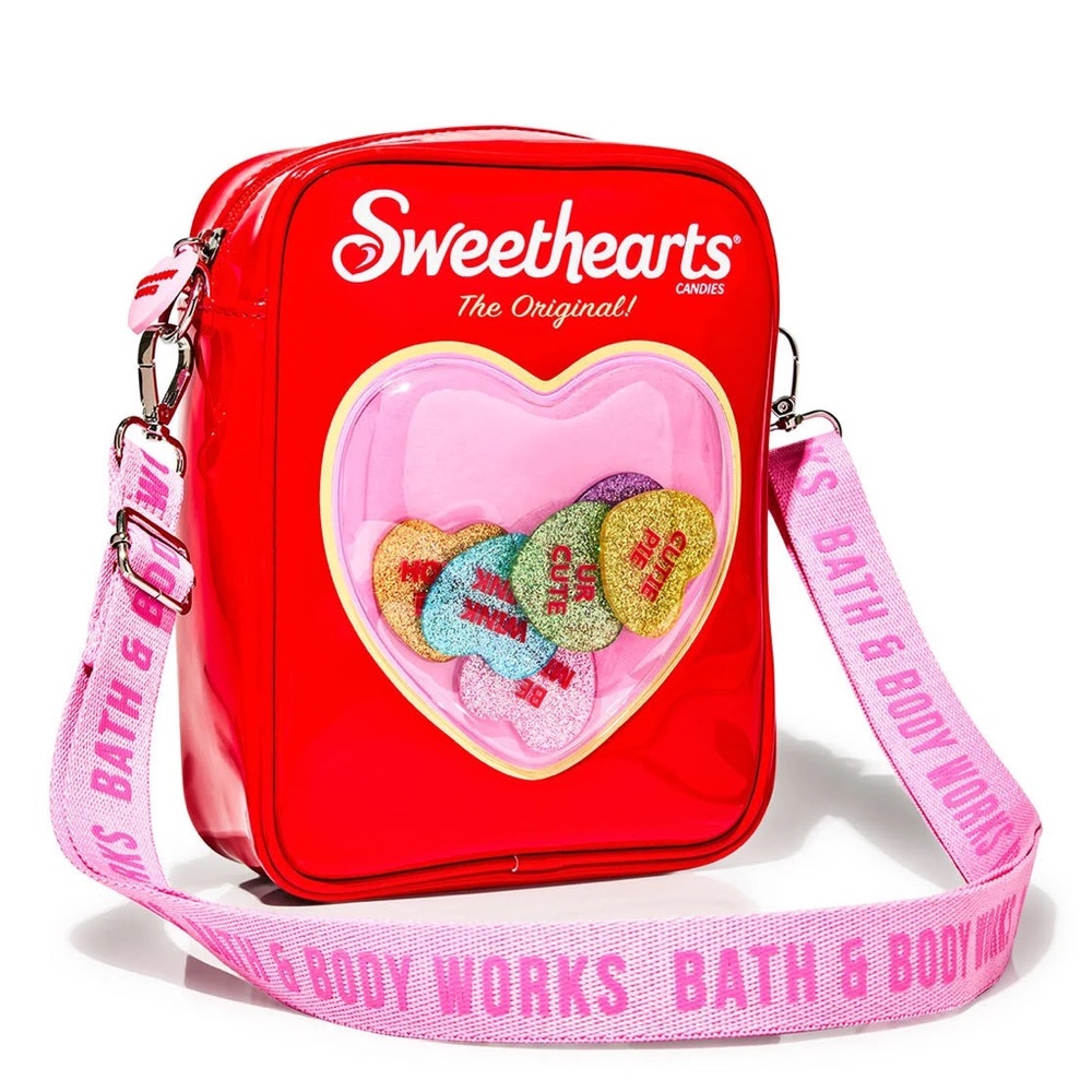 Bath & Bodyworks Sweethearts Red Crossbody Bag Purse